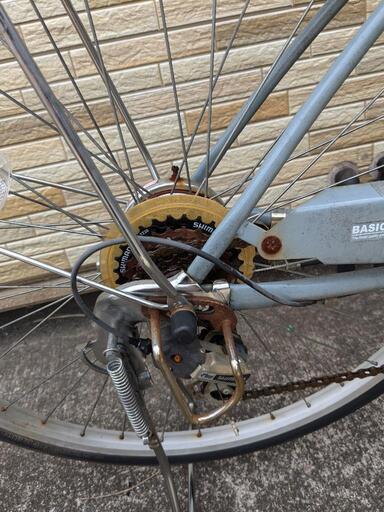 中古自転車 6段変速 26インチ ライト種類LEDオートライト 軽整備済み