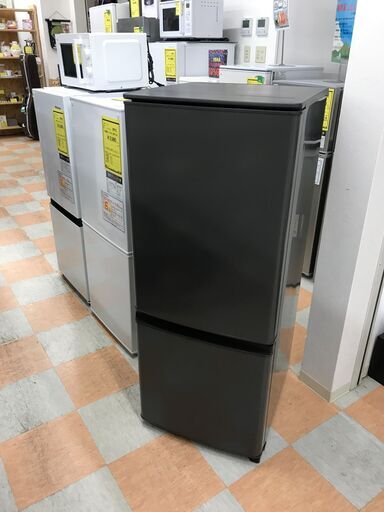 冷蔵庫 ミツビシ MR-P15H-H 2023年製 W(幅)48.0×D(奥行き)59.5×H(高さ)121.3cm ※保証6ヶ月