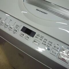 SHARP 5.5kg 乾燥機能付き 全自動洗濯機 ES-T5E5-KW 2018年製