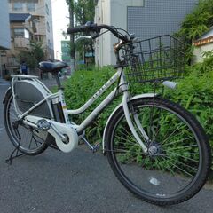 ブリジストン HYDEE B 26インチの電動自転車です。前後タイヤ新品
