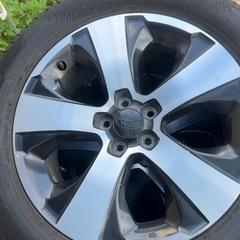 スバルXVハイブリッド純正ホイール4本7Jx17+48 100-5H ダンロップ 