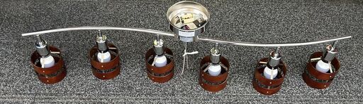 モダンデコ hc-018p-6 LEDシーリングライト 6灯 照明器具 家具 130×36×15cm 中古 リサイクルショップ札幌　買取本舗　平岸店