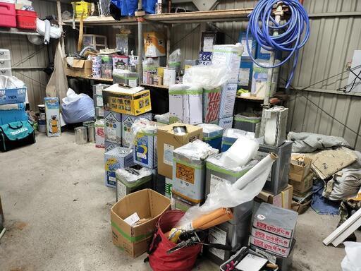 塗装材料半端物、全部まとめて