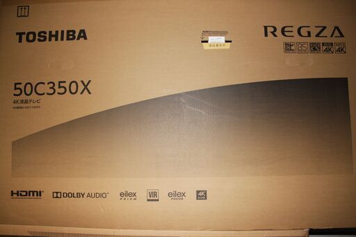東芝５０インチ４K液晶テレビ　５０C３５０X