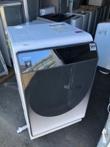 NO 344 福岡市内配送設置無料✨ 2022年式　ドラム式洗濯乾燥機 シルバー系 ES-W114-SL [洗濯11.0kg /乾燥6.0kg /ヒートポンプ乾燥 /左開き]