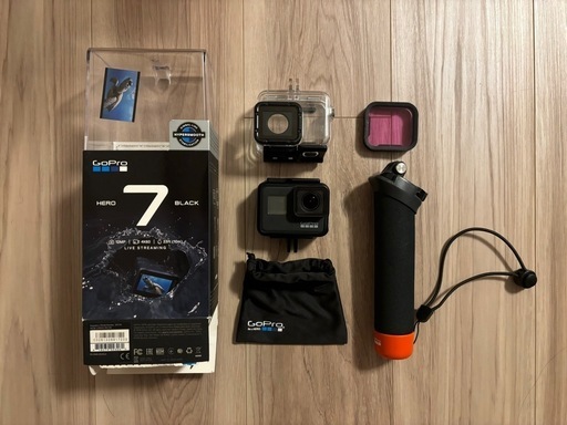 GoPro HERO7 25/8までの保証付き　付属品セット