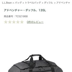 ⭐️無料⭐️0円⭐️L.L.Bean トラベルバッグ　 