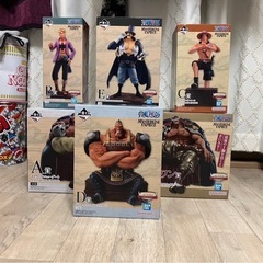 ワンピース一番くじ 白ひげ海賊団フィギュアセット 他おまけで下位賞多数