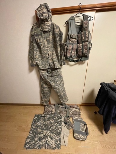 ACU迷彩 サバゲー セット 引退 迷彩服 Eagleforce 大きいサイズ