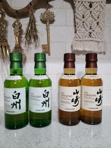 サントリーシングルモルトウイスキー山崎180ml\n白州180ml