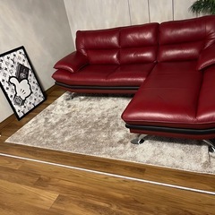 【受け渡し相手確定しました】
大幅値下します！早い者勝ち！レザーコーナーソファ