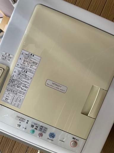 日立衣類乾燥機　DE-N45FX