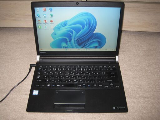 2台目 コンパクト Win11 Pro 最新バージョン東芝TOSHIBA dynabook R73/J Core i3-7100U メモリ8GB M.2 SSD128GB Office2021 Bluetooth Webカメラ 無線