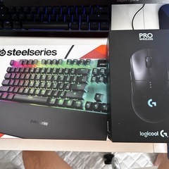 Logicool Gpro wireless + Steel Series Apex pro