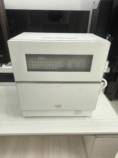 ☆美品☆最高峰モデル☆ パナソニック  食器洗い乾燥機 ナノイーX搭載 ホワイト NP-TZ300-W