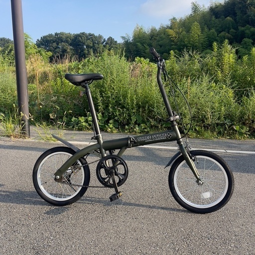 美品！コンパクト16インチTHREESTONE折りたたみ自転車