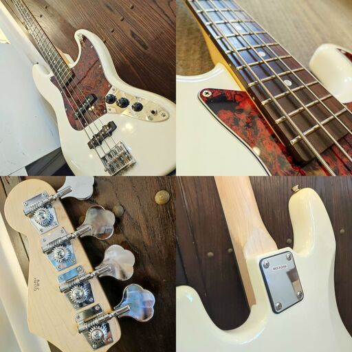 ヴィンテージ感が渋いBUSKER'S ジャズベース 音出しOK 2本目や初心者にもおすすめ　バスカーズ　エレキ　ギター ヴィンテージ感が渋いBUSKER'S ジャズベース 音出しOK 2本目や初心者にも