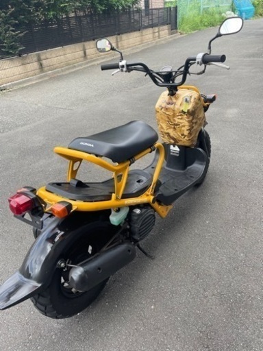 受付終了 ズーマー 低走行8,000km弱 希少な黄色+迷彩色 2003年式