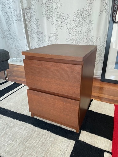 IKEA MALM チェスト　引き出し2段