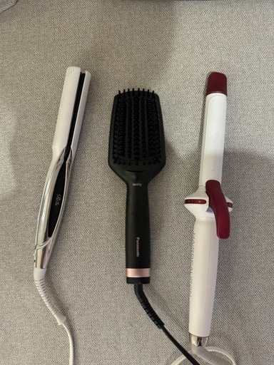 ストレートアイロン、コテセット