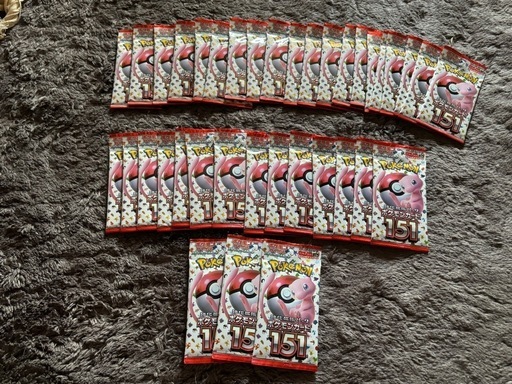 ポケモンカード151 新品未サーチ37パック\n