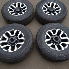 限界価格】再再販 トヨタ ランドクルーザー70 純正タイヤ ホイール 4本 