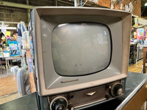 昭和レトロ　ナショナル真空管テレビ　ジャンク品