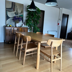 無印良品のテーブルと椅子のセットを販売します。40,000円