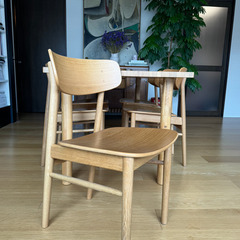 無印良品のテーブルと椅子のセットを販売します。40,000円
