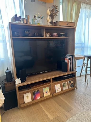 【電化製品】ハイセンス43V型液晶テレビ\u0026テレビ台のセット