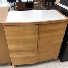 LOWYAテレビボード3枚扉シャビーナチュラル【トレファク堺福田店】