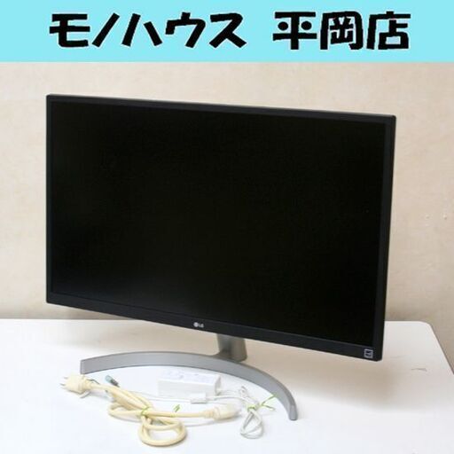 LG 4Kモニター 27UL500-W 27インチ IPSパネル HDR DisplayPort×1 HDMI×2 ヘッドホン出力 2019年製 札幌市 清田区 平岡