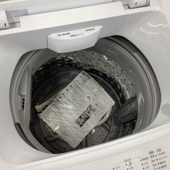 在庫処分#370 洗濯機 ニトリ NTR60 2022年製 ニトリ 洗濯機 縦型全自動 NTR60 (6.0kg/ホワイト) 中古 ガラス