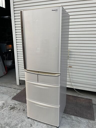 ★動作〇 清掃済 保証有★ 冷蔵庫 Panasonic NR-E434T-N 427L 10年製 エコナビ 60cmスリム パナソニック