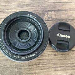 Canon EF-M 22mm F2 STM パンケーキレンズ　使用歴なし