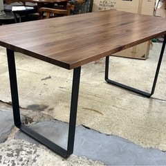 札幌市内配送可 展示品 関家具 ダイニング5点セット テーブル幅150cm ウォールナット