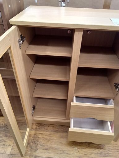 ♪飛騨産業/キツツキマーク 飾り棚/コレクションボード 上下分割