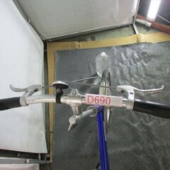 D690　★16800円★　折りたたみ中古自転車　ブリヂストンスニーカー【16インチ 青 　アルミフレーム】 