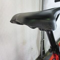 Ｄ691　★17800円　★整備済み スポーツ中古自転車 【クロスバイク　オレンジ　アルミフレーム　46ｃｍ】