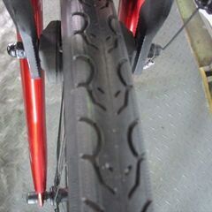 Ｄ691　★17800円　★整備済み スポーツ中古自転車 【クロスバイク　オレンジ　アルミフレーム　46ｃｍ】