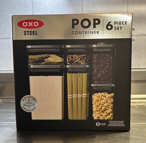 OXOSTEEL 6ピース☆POPCONTAINER☆