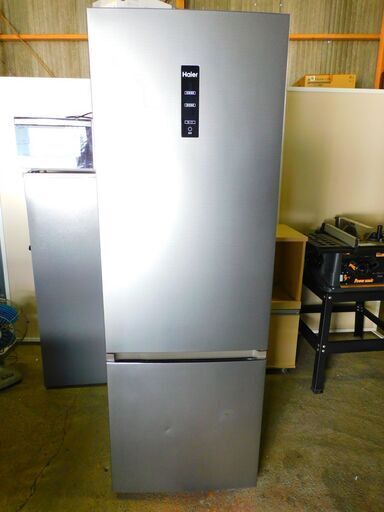 Haier ハイアール 冷凍冷蔵庫 326L 右開き 2ドア シルバー JR-NF326A 2020年製