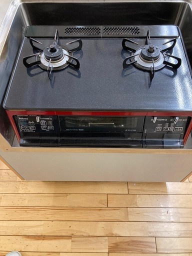 ★ガスコンロ★パロマガステーブル最高級モデル★グランドシェフ　PA−91WCR−L ★2017年製中古
