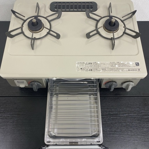 新春セール！3か月間保証☆配達有り！18000円(税抜き）2022年製 リンナイ ガスコンロ 都市ガス グリル付 水無両面焼 新春セール！3か月間保証☆配達有り！18000円(税抜き）2022年製