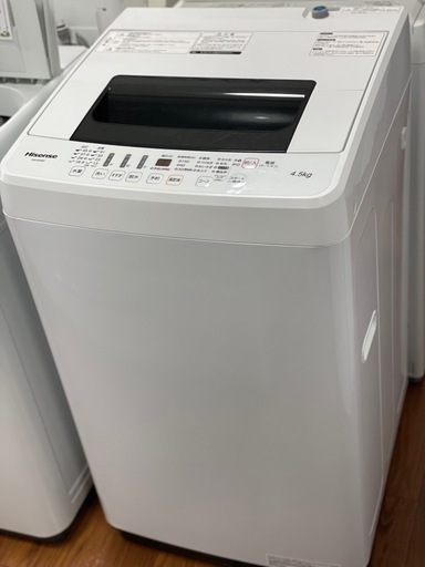 送料・設置込み可　洗濯機　4.5kg Hisense 2019年