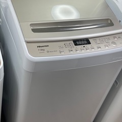 送料・設置込み可　洗濯機　7.5kg Hisense 2018年