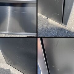 Q178s【手渡しのみ】2021年製　430L　冷蔵庫　4ドア　右開き　Delie AQR-V43K　中古　/30