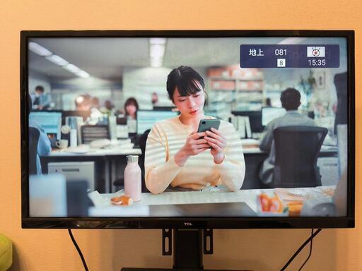TCL  Android TV スマートテレビ ＋ 壁寄せテレビスタンド