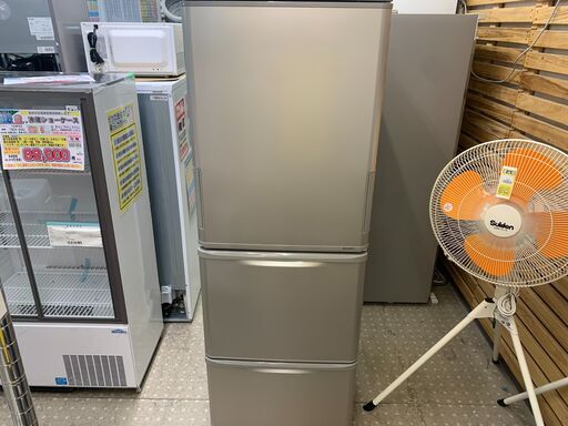 安心の除菌洗浄済シャープ 3ドア冷蔵庫 SJ-W352D 2018年製 保証有り【愛千143】