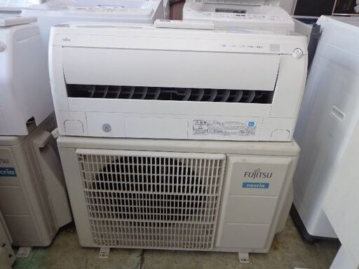 FUJITSUルームエアコン　２０１９年　４．０KW　１１～１７畳　ロボ付き　人感センサー　標準工賃込み